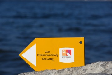 Engmaschige Beschilderung auf dem SeeGang