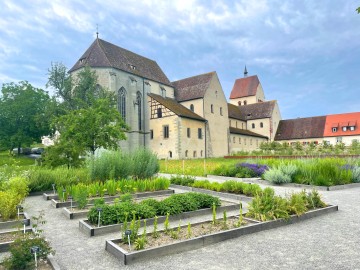 Neugestaltete Klostergärten auf der Insel Reichenau