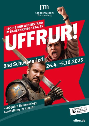 Plakat zur großen Landesausstellung "UFFRUR"